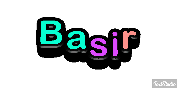 Basir Effetto testo