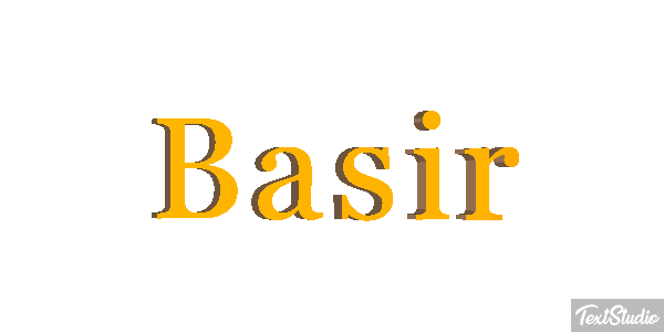 Basir Effetto testo