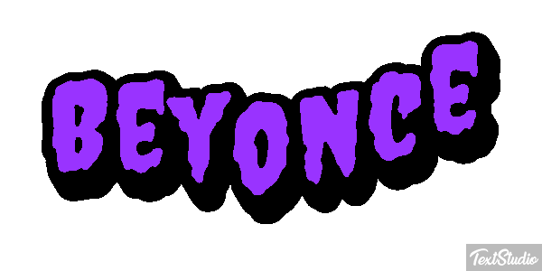 Beyoncé Text effect