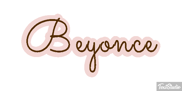 Beyoncé Text effect