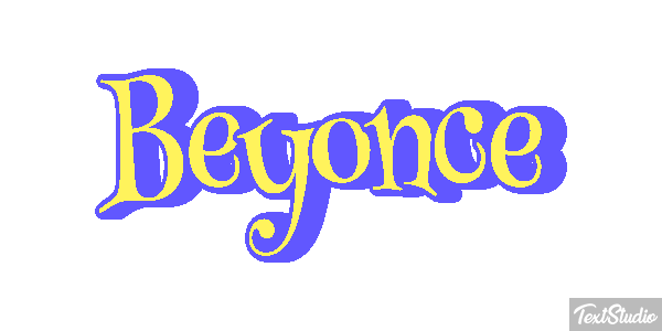 Beyoncé Text effect