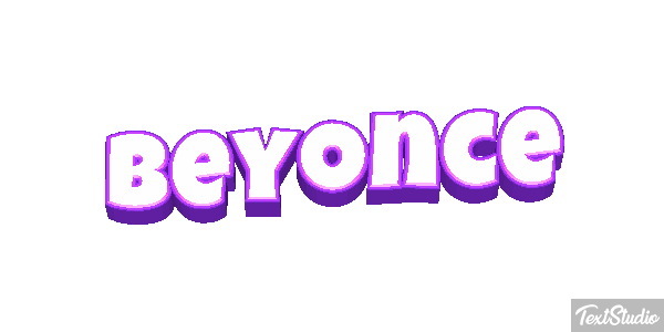 Beyoncé Text effect