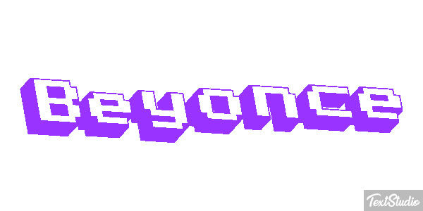 Beyoncé Text effect