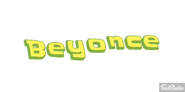 Beyoncé Text effect