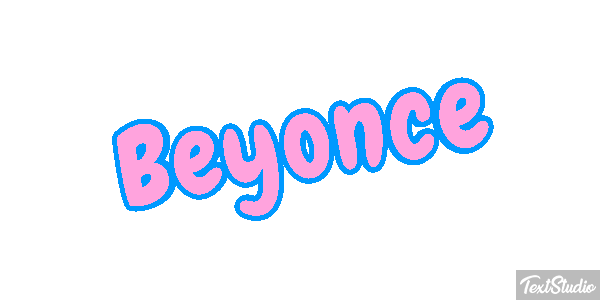 Beyoncé Text effect