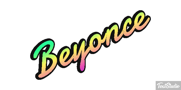 Beyoncé Text effect