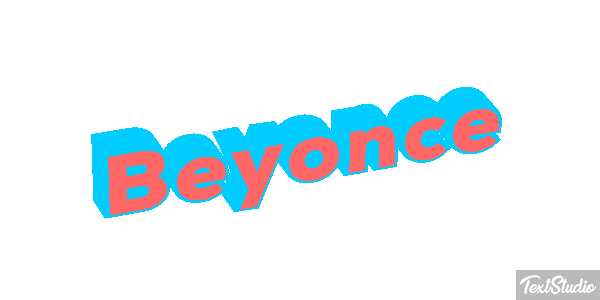 Beyoncé Text effect