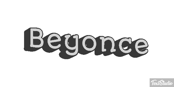Beyoncé Text effect