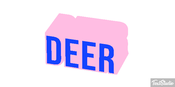 Deer Text effect
