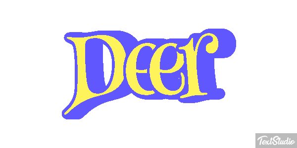 Deer Text effect