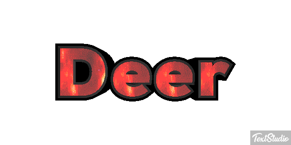 Deer Text effect