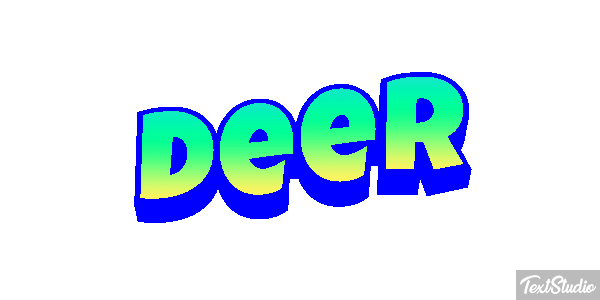 Deer Text effect