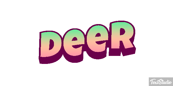 Deer Text effect