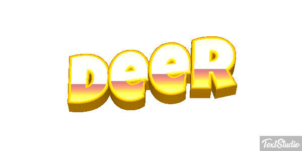 Deer Text effect