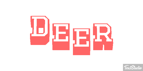 Deer Text effect
