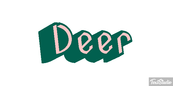 Deer Text effect