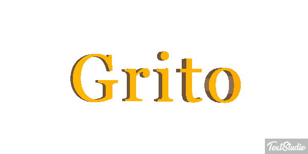 Grito Efecto de texto