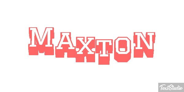 Maxton Efekt tekstowy