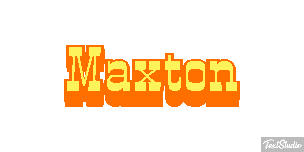 Maxton Efekt tekstowy