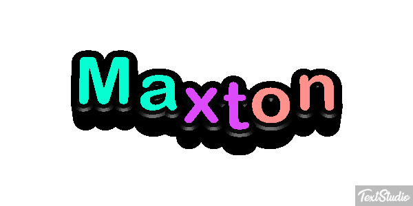 Maxton Efekt tekstowy