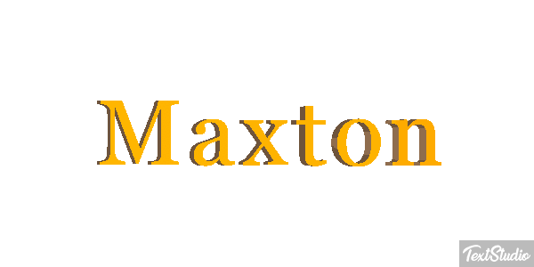 Maxton Efekt tekstowy