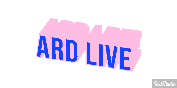 Ard Live Efeito do texto