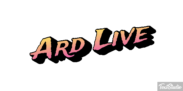Ard Live Efeito do texto