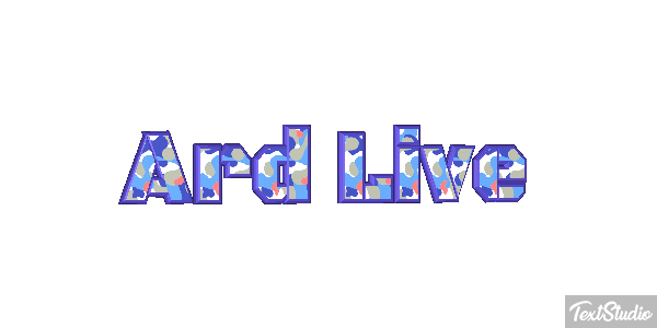 Ard Live Efeito do texto