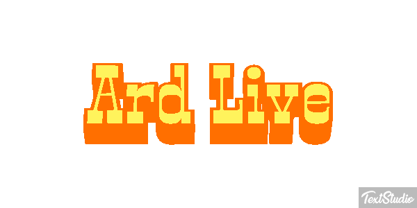 Ard Live Efeito do texto