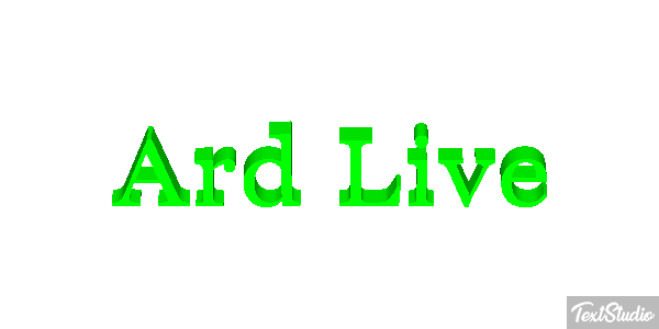 Ard Live Efeito do texto