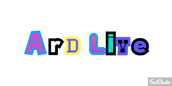 Ard Live Efeito do texto