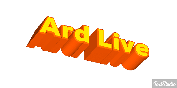 Ard Live Efeito do texto