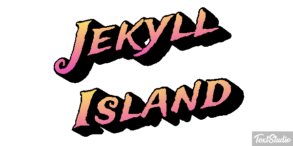 Jekyll Island Tekst effect