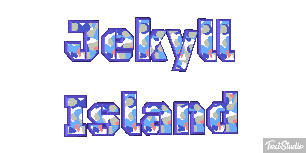 Jekyll Island Tekst effect