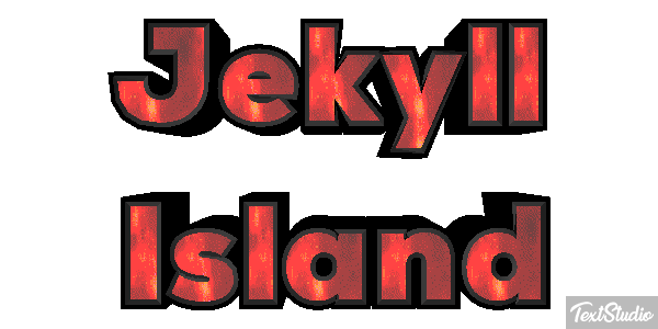 Jekyll Island Tekst effect