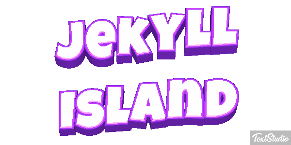 Jekyll Island Tekst effect