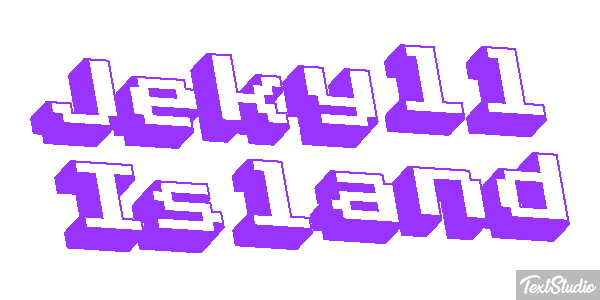 Jekyll Island Tekst effect