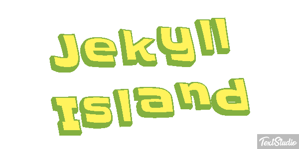 Jekyll Island Tekst effect