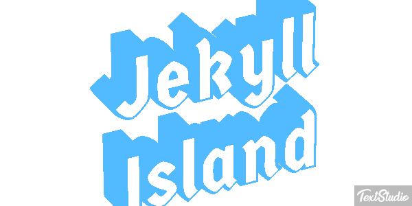 Jekyll Island Tekst effect