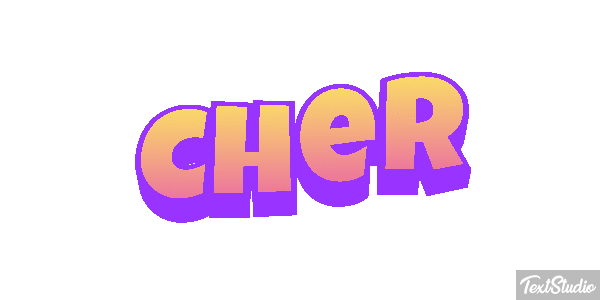 Cher Text effect