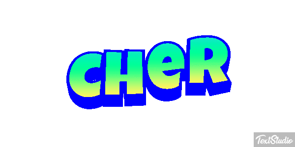 Cher Text effect