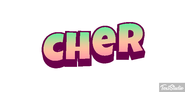 Cher Text effect