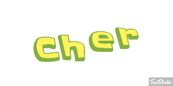 Cher Text effect