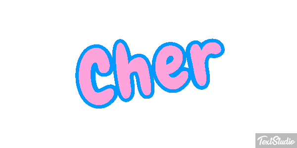 Cher Text effect