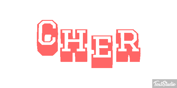 Cher Text effect