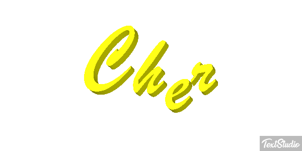 Cher Text effect