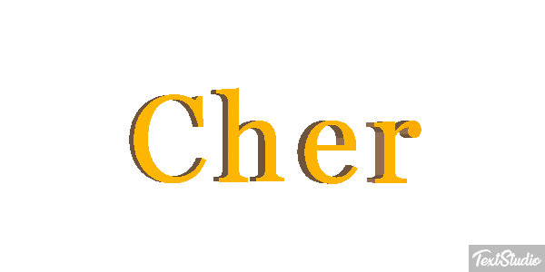 Cher Text effect