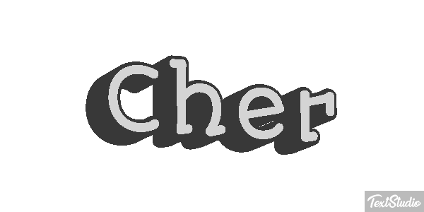 Cher Text effect