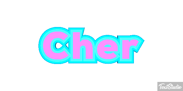 Cher Text effect