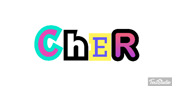 Cher Text effect